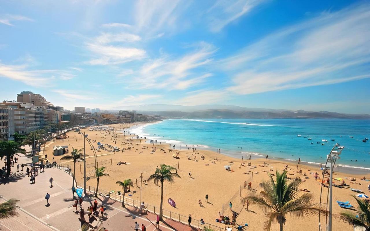 Upscale***Las Canteras Beach***Balcony Apartman Las Palmas de Gran Canaria Kültér fotó